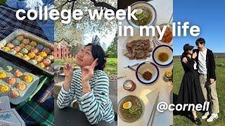 college week in my life @ cornell  FINALS studying   productive days ER olympics korean food