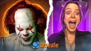 Its Jump scare January on Omegle Pennywise