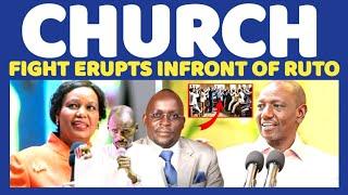 LIVE DRAMA Clergy Fight Erupts Infront Of Ruto LIVE ON Cameras-You Wont Believe This.