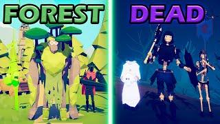 GREAT FOREST vs DEAD SPOOKIFIELD - Totally Accurate Battle Simulator  TABS