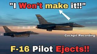 Cockpit Recordings F-16 gets hit by SAM..Pilot Ejects goosebumps guaranteed