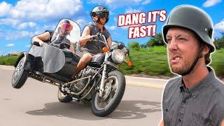 Riding Our Abandoned Motorcycle To Harley Davidson