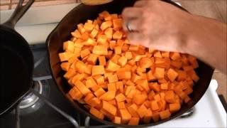 Cast Iron Skillet Fried Sweet Potato Snack