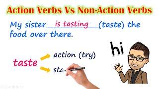 Action and Non-Action Verbs Stative Verbs and Exceptions