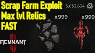 Remnant 2 exploit INSANE scrap farm relic dust farm level up relics FAST corrupted luminite farm