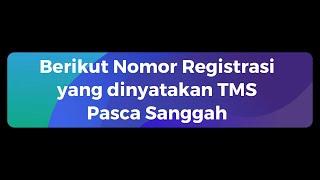 FINAL TMS PASCA SANGGAH PENDAFTAR CPNS - Link PDF Pengumuman pada kolom Deskripsi Video ini