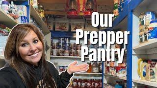 Prepper Pantry 2024 Food Storage Ideas  ‼️‼️Emergency Pantry‼️‼️