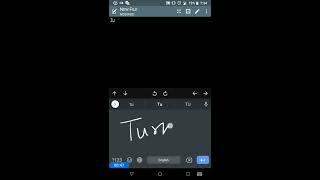 Enable Handwriting Input in Gboard