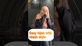 Easy hijab with niqab style #hijab #hijabtutorial #viral #explore