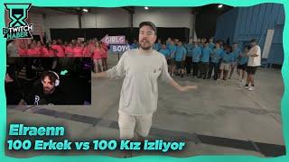 Elraenn - 100 ERKEK VS 100 KIZ İzliyor MR BEAST