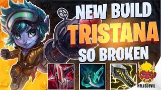 WILD RIFT  *NEW* BROKEN TRISTANA BUILD IN THE JUNGLE  Tristana Gameplay  Guide & Build