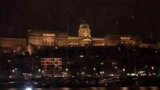 Buda fortress at night. Night Budapest