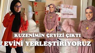 KUZENİMİN ÇEYİZİ ÇIKTI  EVİNİ YERLEŞTİRMEYE GİTTİK