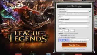 How to sign up for League of Legends EU West video tutorial