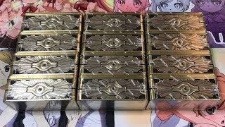 Opening My Yugioh 2019 Gold Sarcophagus Mega Tin Case - Twelve Tins Total