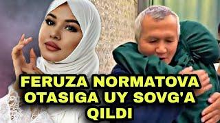 Feruza Normatova Otasiga Uy sovga qildi Феруза Норматова Отасига Уй совга килди uzbek serial