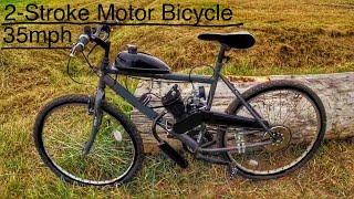 2-Stroke Bicycle 80cc Building A Motorcycle Engine Kit Install How To Motor bicycle 66cc 48cc 50cc