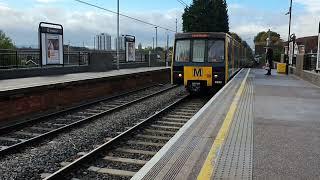 Ride on the Yellow Line from Wallsend to North Shields  Tyne & Wear Metro 4050