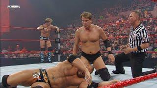 Batista vs Chris Jericho & JBL — Handicap Match WWE Raw September 8 2008 HD