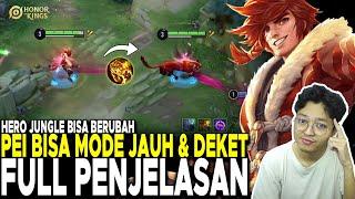 HERO JUNGLE BISA BERUBAH PEI BUILD & ARCANA FULL PENJELASAN ROTASI JUNGLE - Honor Of Kings