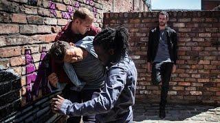 Coronation Street - Jason Grimshaw Is Attacked 19th August 2015