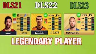 Legendary players Rating  DLS21 Vs DLS22 Vs DLS23