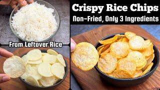 Turn Leftover Rice into Amazing Peri Peri Crispy Crackers Non-Fried  Gluten Free Snacks Recipe