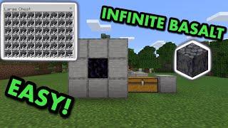 SIMPLE 1.20 AUTOMATIC BASALT FARM TUTORIAL in Minecraft Bedrock MCPEXboxPS4SwitchWindows10