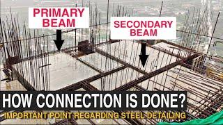 PRIMARY BEAM to SECONDARY BEAM CONNECTION  RCC Detailing