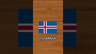 Bendera negara Islandia#shorts