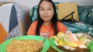 nikmat nya makan rujak serut pedas#makanmakananpedas #makanenak #mukbang #trending