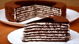 Торт «СПАРТАК» — Самый нежный шоколадный «МЕДОВИК» и красавец