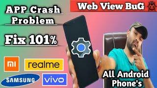 App Crash Problem For All Android Smartphones - Final Solution- Fix app Crashing problem 1000%