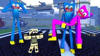 Huggy Wuggy Vs Kissy Missy - Monster School Minecraft Animation