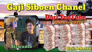 Gaji Siboen Chanel dari YouTube Februari 2022