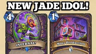 WTF is this DEMON? Set your OWN HEALTH to 15 Jade Idol that SELF DAMAGES?