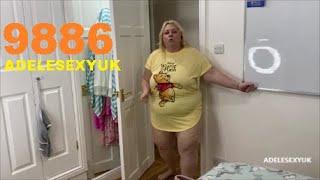 BBW ADELESEXYUK DOING A QUICK ADVERT ABOUT HER CLOTHES TRY ON VIDEO 9886