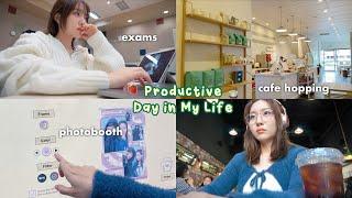 A Productive Day vlog ₊˚⊹ cafe hopping erewhon smoothies OOTD