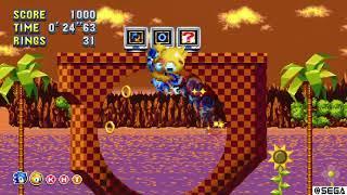 Sonic Mania - Encore Green Hill Act 1 Speed Run 05185