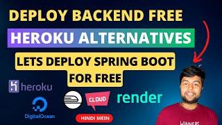 Alternative to Heroku Cloud  for Spring Boot  Deploying Spring Boot for free  Hindi