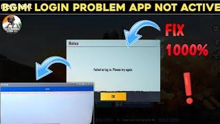 bgmi login problem bgmi Facebook problem  App not Active This App Is Not Accessible Right Now