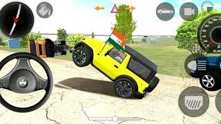 yellow Mahindra Thar  Indian Car Simulator 3D  Modified Mahindra Thar Stunt Driving Simulator 