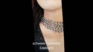 HalsketteHalsreifArmbandHalsmuckArmkette FesselschmuckBondageGothikschmuckSilberschmuck