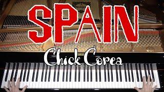 Spain - Chick Corea - Insanely Difficult Jazz Piano Arrangement with Sheet Music by Jacob Koller