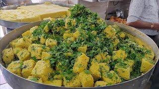 Rasawala Khaman Dhokla  Speciality of Gujarat  Indian Street Food