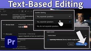 Text-Based Editing in Premiere Pro  Adobe Video