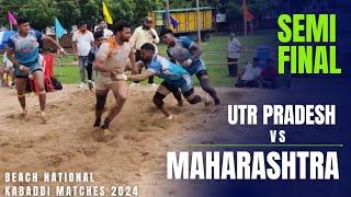 SEMI FINAL  UTTAR PRADESH VS MAHARASHTRA   11th Beach National Kabaddi Matches 2024