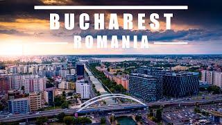 Bucharest Romania 2022   Cinematic 4K Drone Footage