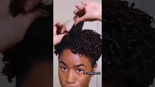 Finger Coiling Routine on Type4 Natural Hair using Kera Care - IG @gabriellejanay