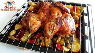 This is my favorite recipe Whole chicken in the oven Easy veggie chicken recipe.